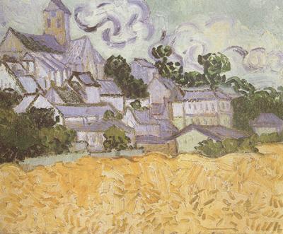 Vincent Van Gogh View of Auvers with Church (nn04) oil painting picture